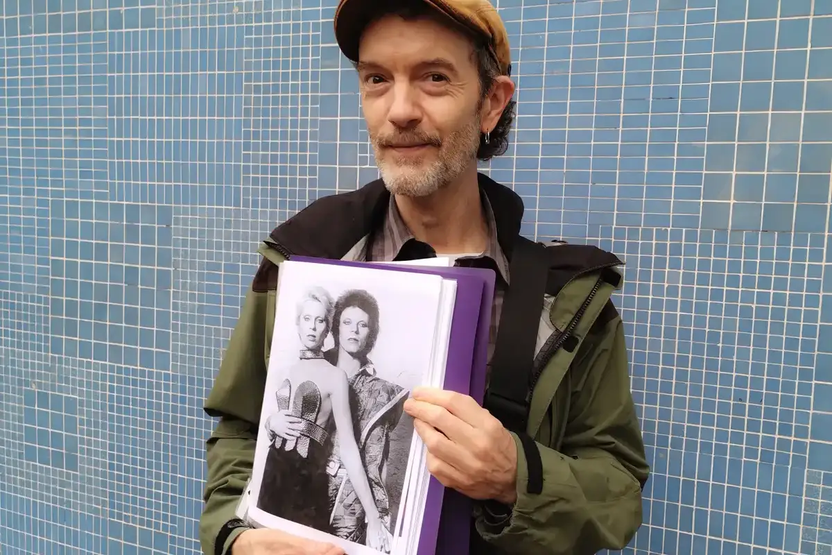 Dan during the tour