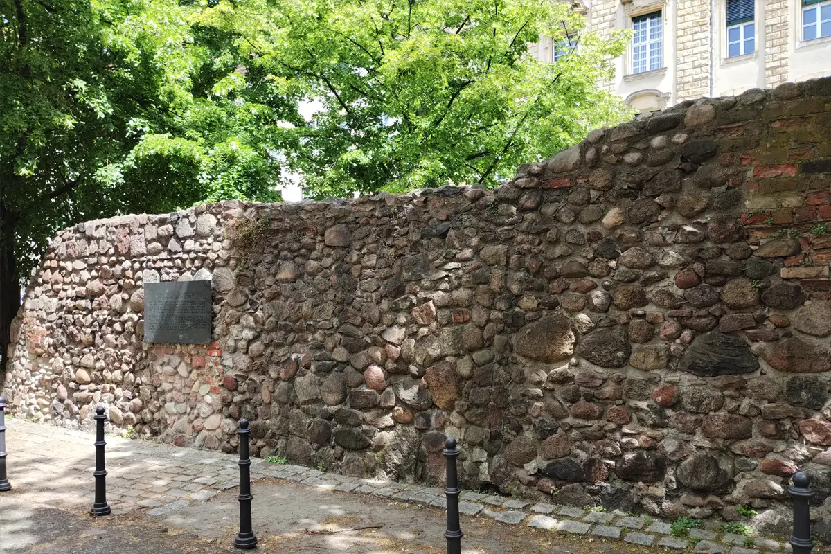 Fragment of the old city wall