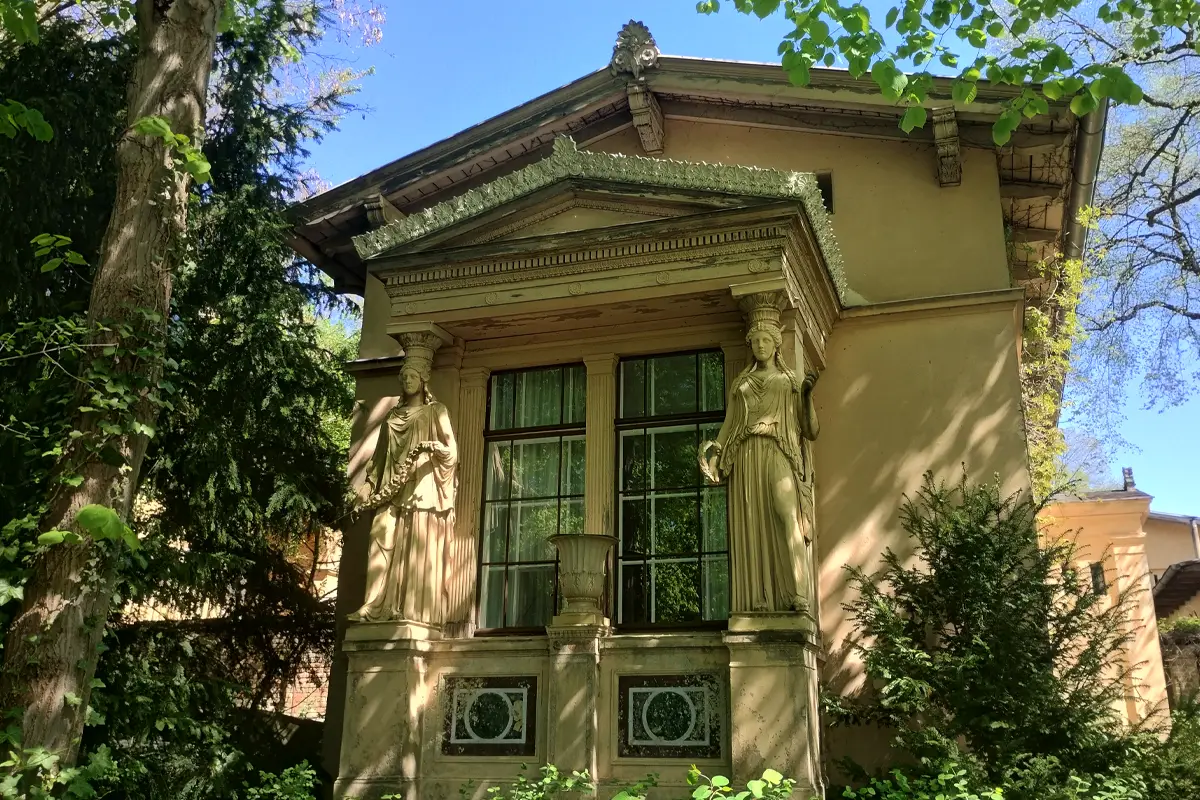 Fassade des Gartenhauses Glienicke