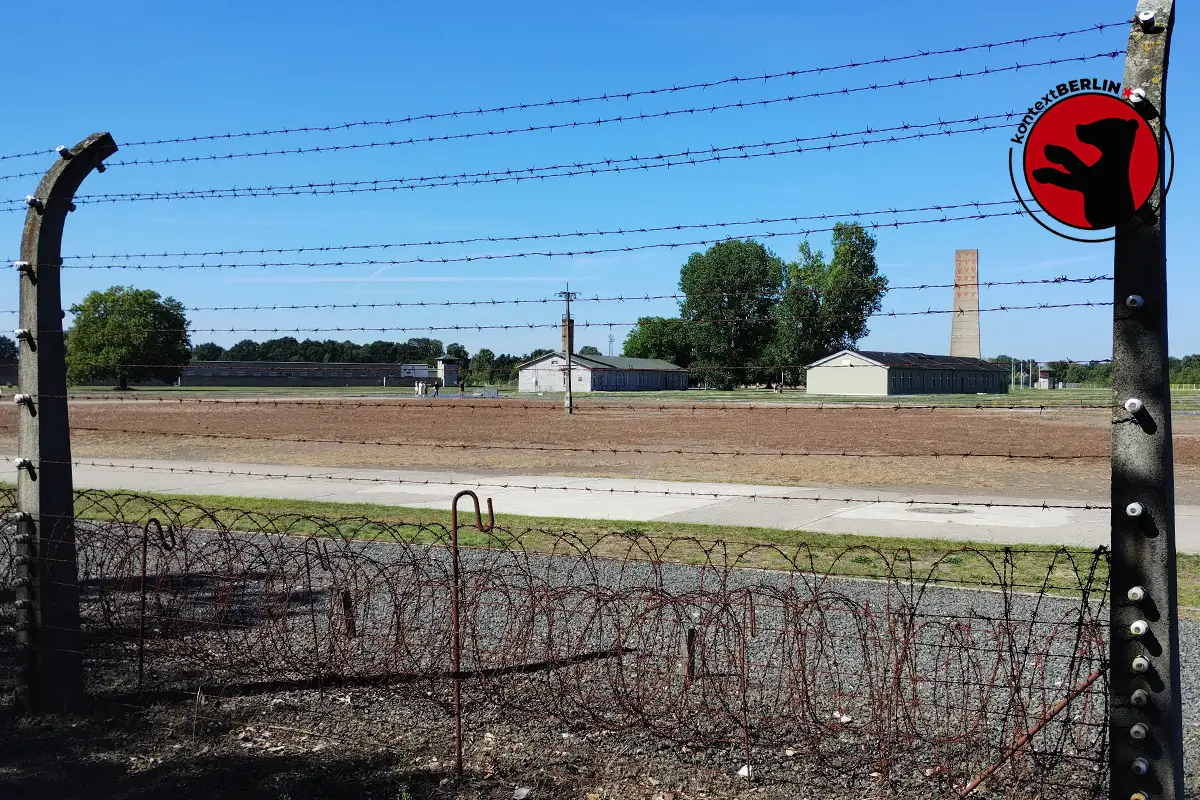 Barbed wire fences at Sachsenhausen