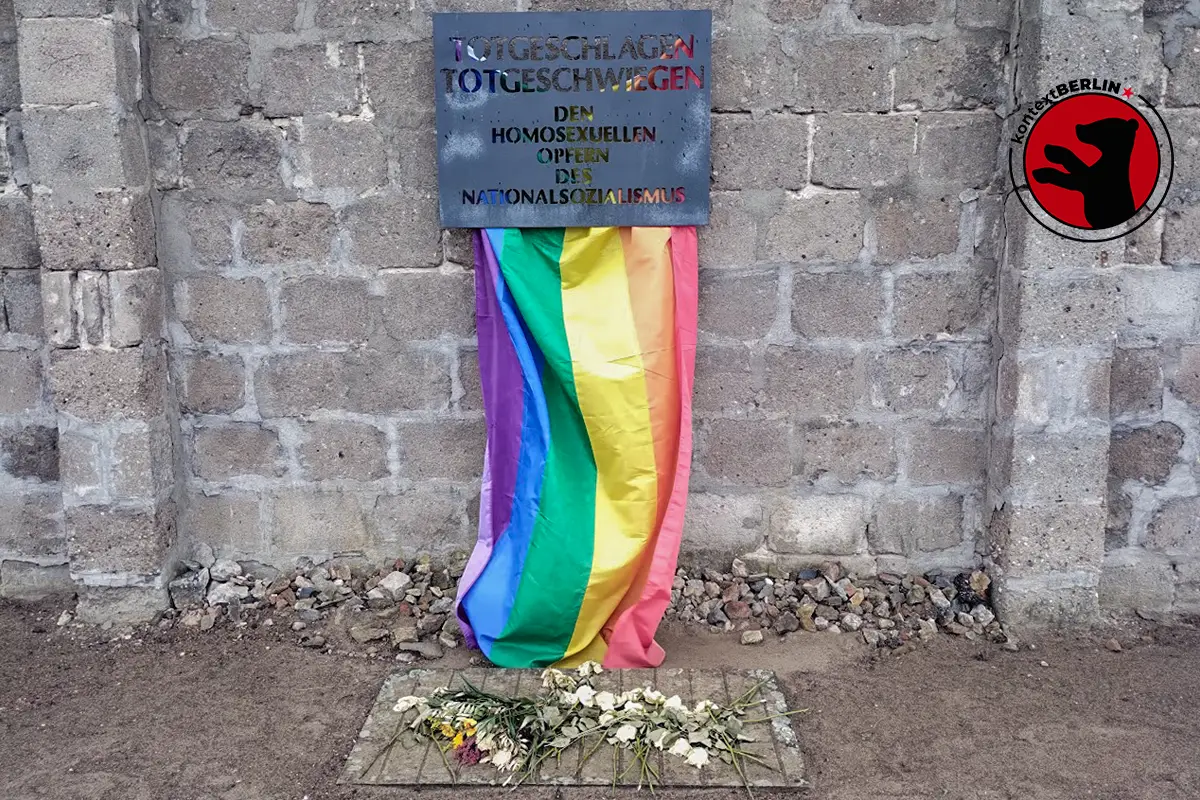 Mahnmal den homosexuellen Opfern in Sachsenhausen