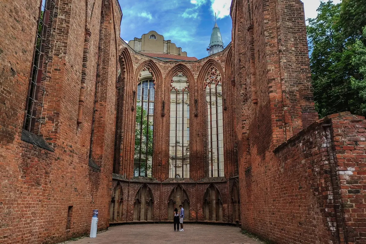 Ruinen des Franziskanerklosters in Berlin